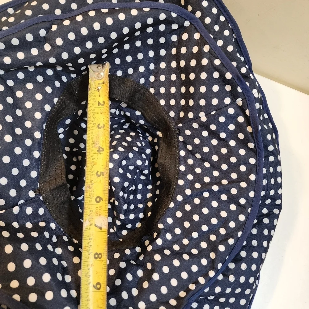Fashion Women's Blue Wide Sun Convertible hat